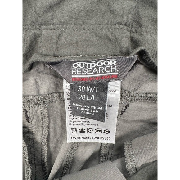 Outdoor Research Pants Mens 30x26 Gray Ferrosi Nylon Stretch Hiking *READ* - Picture 8 of 10
